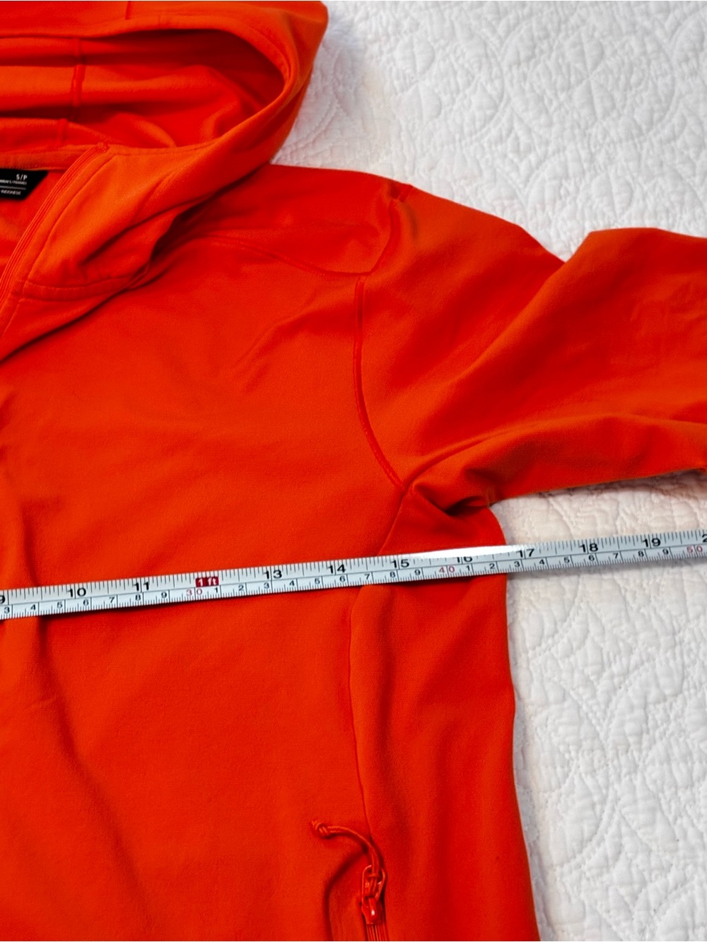 Arc'teryx Kyanite LT Orange Zip Up Hoodie Fleece Jacket Women's Small - Picture 6 of 8